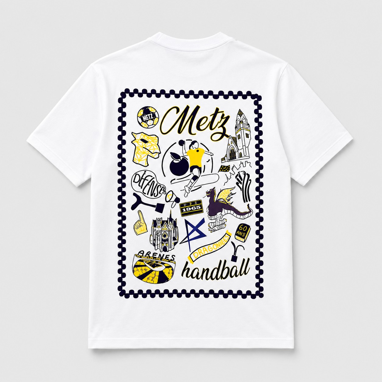 Image teeshirt oversize héritage boutique dos
